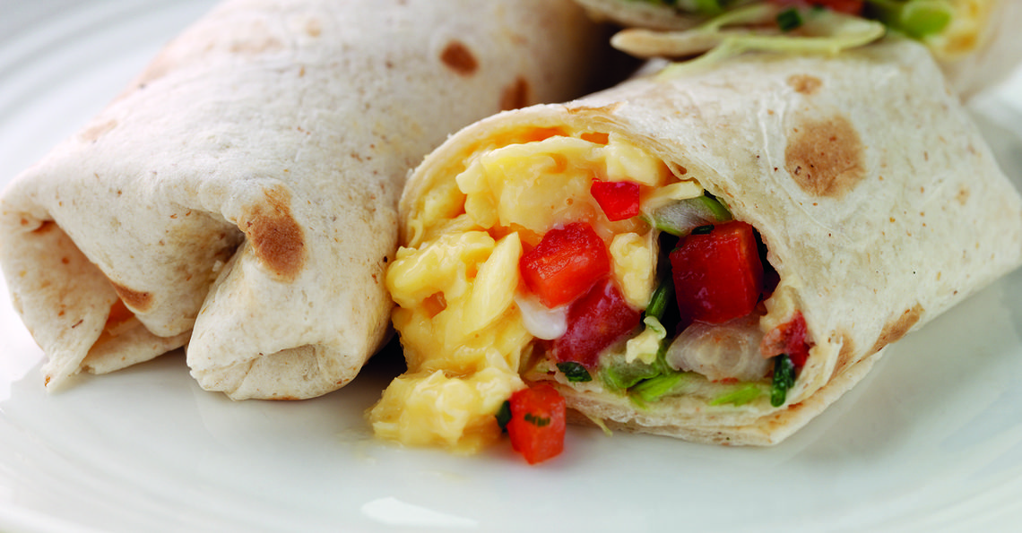 Annabel Karmel's Scrambled Egg and Tomato Salsa Wrap Eggrecipes